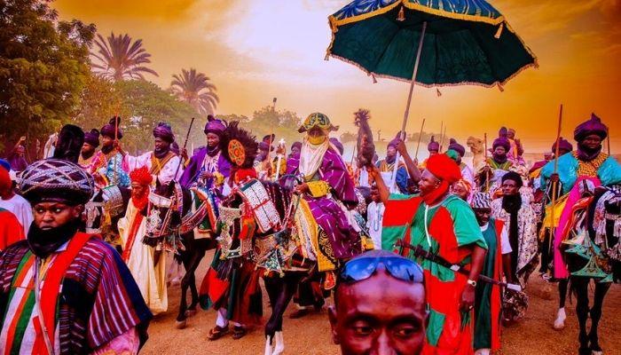 Kano Durbar Festival 2022 — colourful procession of riders and attendants